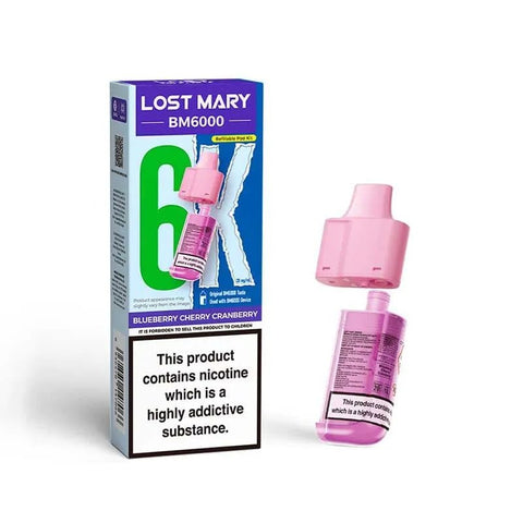 Shop Lost Mary BM6000 Prefilled Vape Pods - Box of 5 - Lost Mary BM6000 Prefilled Vape Pods - Box of 5 - Vape Blaze