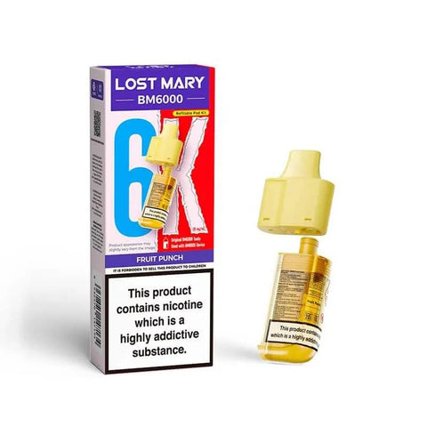 Shop Lost Mary BM6000 Prefilled Vape Pods - Box of 5 - Lost Mary BM6000 Prefilled Vape Pods - Box of 5 - Vape Blaze