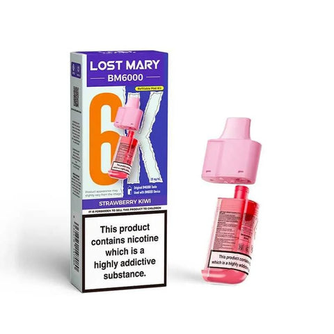 Shop Lost Mary BM6000 Prefilled Vape Pods - Box of 5 - Lost Mary BM6000 Prefilled Vape Pods - Box of 5 - Vape Blaze