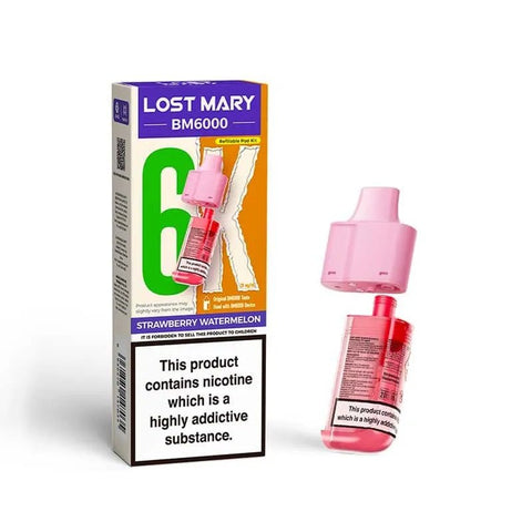 Shop Lost Mary BM6000 Prefilled Vape Pods - Box of 5 - Lost Mary BM6000 Prefilled Vape Pods - Box of 5 - Vape Blaze