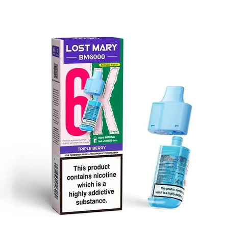 Shop Lost Mary BM6000 Prefilled Vape Pods - Box of 5 - Lost Mary BM6000 Prefilled Vape Pods - Box of 5 - Vape Blaze