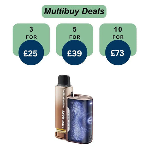 Shop Lost Mary Nera 15K Prefilled Pod Vape Kit - Lost Mary Nera 15K Prefilled Pod Vape Kit - Vape Blaze