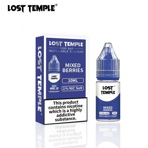 Shop Lost Temple Nic Salts 10ml (BOX OF 10) - Lost Temple Nic Salts 10ml (BOX OF 10) - Vape Blaze