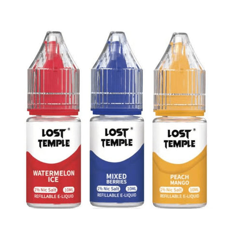 Shop Lost Temple Nic Salts 10ml (BOX OF 10) - Lost Temple Nic Salts 10ml (BOX OF 10) - Vape Blaze