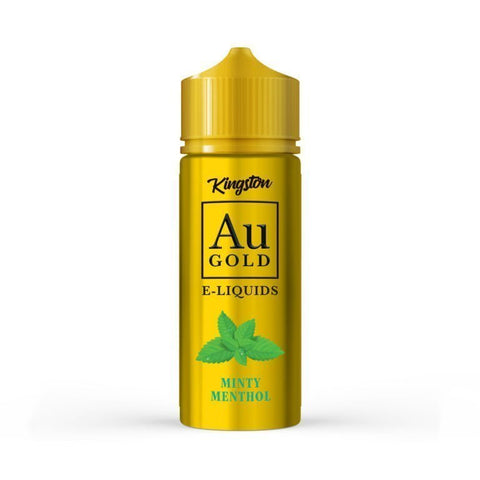 Shop Minty Menthol Kingston AU Gold 100ml E - liquid Shortfill - Minty Menthol Kingston AU Gold 100ml E - liquid Shortfill - Vape Blaze