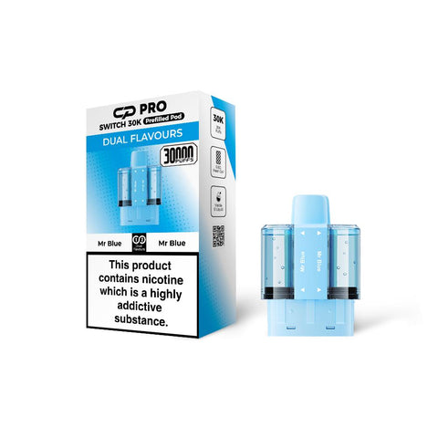 Shop Mr Blue - CP Pro Switch 30k Prefilled Pods - CP Pro Switch 30k Prefilled Pods - Buy 1 Get 1 Free - Vape Blaze