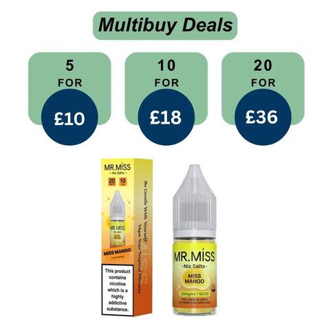 Shop Mr. Miss Nic Salts - Mr. Miss Nic Salts - Vape Blaze
