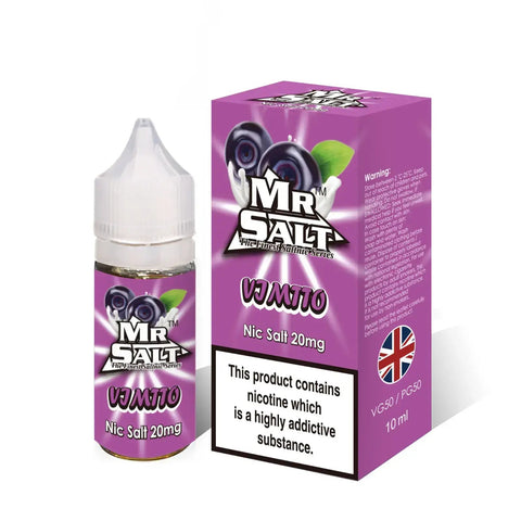 Shop Mr. Salt Eliquid 10ml - Box of 5 - Mr. Salt Eliquid 10ml - Box of 5 - Vape Blaze