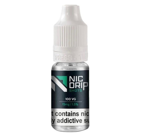 Shop NIC DRIP 100VG - 15MG - NICOTINE SHOT - NIC DRIP 100VG - 15MG - NICOTINE SHOT - Vape Blaze