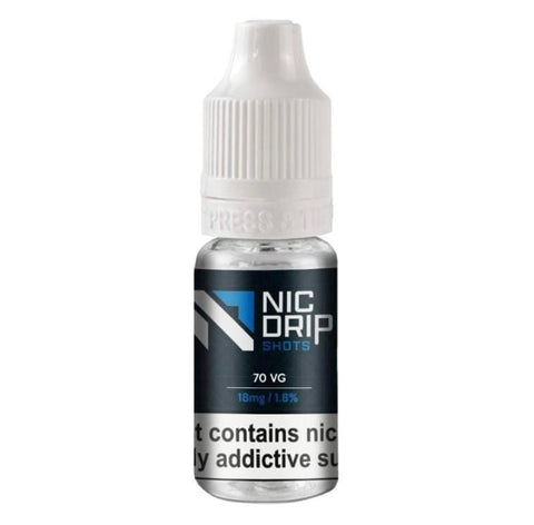 Shop NIC DRIP 70VG - 18MG - NICOTINE SHOT - NIC DRIP 70VG - 18MG - NICOTINE SHOT - Vape Blaze