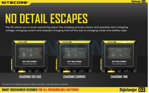 Shop Nitecore Digicharger Battery Charger D2 EU - Nitecore Digicharger Battery Charger D2 EU - Vape Blaze