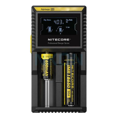 Shop Nitecore Digicharger Battery Charger D2 EU - Nitecore Digicharger Battery Charger D2 EU - Vape Blaze