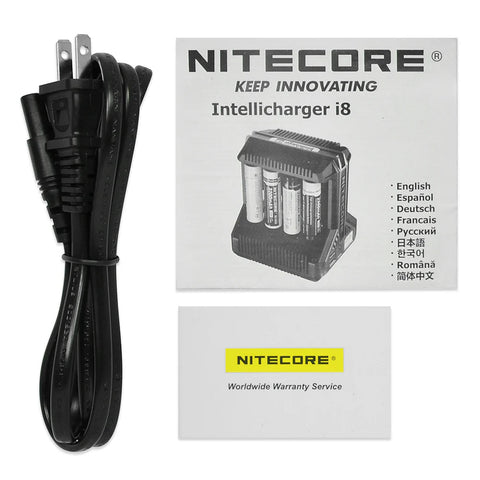Shop Nitecore i8 Intelligent 8 Slot Battery Charger - Nitecore i8 Intelligent 8 Slot Battery Charger - Vape Blaze