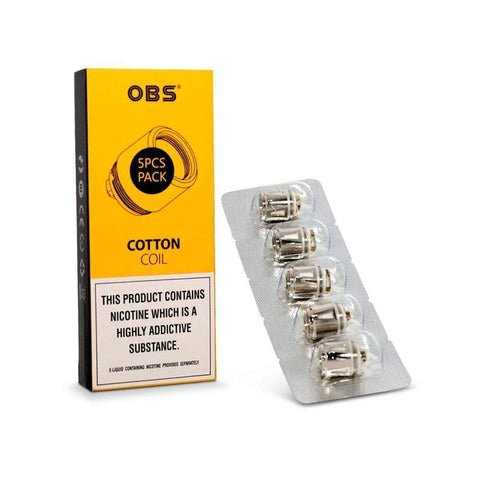 Shop Obs Cotton M1 - 0.20 ohm - Coils - 5pack - Obs Cotton M1 - 0.20 ohm - Coils - 5pack - Vape Blaze