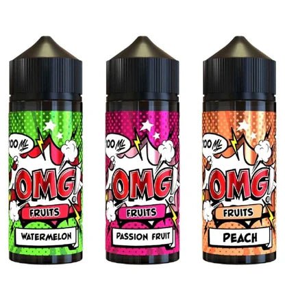 Shop OMG Fruits 100ML Eliquid Shortfill - OMG Fruits 100ML Eliquid Shortfill - Vape Blaze