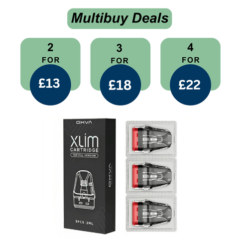 Shop OXVA Xlim V3 Cartridges (Pack of 3) - OXVA Xlim V3 Cartridges (Pack of 3) - Vape Blaze