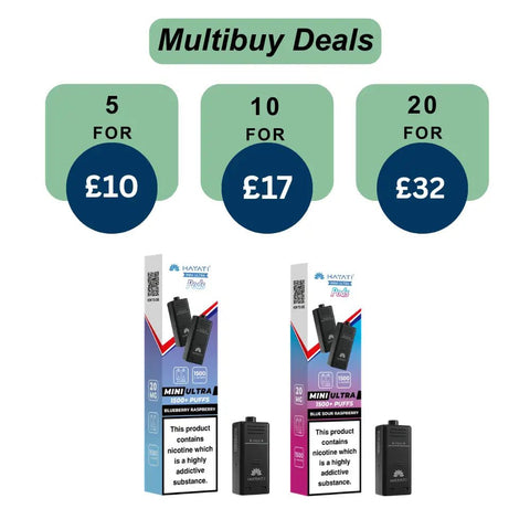 Shop Pack of 2 Hayati Mini Ultra 1500 Prefilled Pods (2x750 Puffs) - Pack of 2 Hayati Mini Ultra 1500 Prefilled Pods (2x750 Puffs) - Vape Blaze