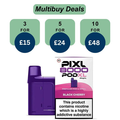 Shop PIXL 8000 Replacement Pods - PIXL 8000 Replacement Pods - Vape Blaze