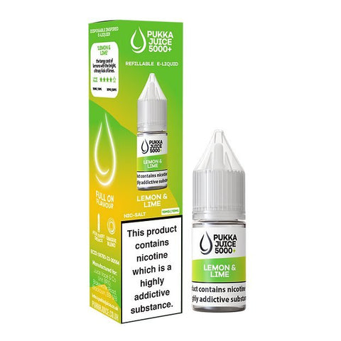 Shop Pukka Juice 5000+ Nic Salts 10ml - Box of 10 - Pukka Juice 5000+ Nic Salts 10ml - Box of 10 - Vape Blaze