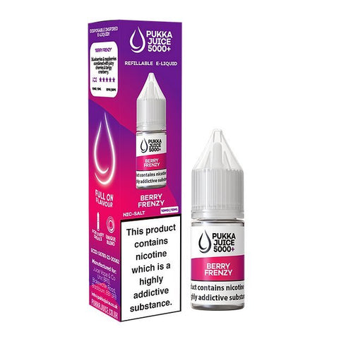 Shop Pukka Juice 5000+ Nic Salts 10ml - Box of 10 - Pukka Juice 5000+ Nic Salts 10ml - Box of 10 - Vape Blaze