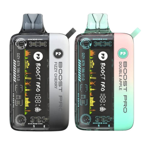 Shop Pyne Pod Boost Pro 20000 Disposable Vape - Box of 5 - Pyne Pod Boost Pro 20000 Disposable Vape - Box of 5 - Wolfvapes.co.uk - Banana Ice - Vape Blaze