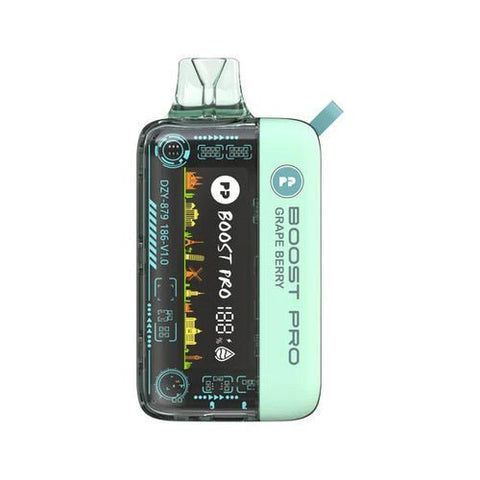 Shop Pyne Pod Boost Pro 20000 Disposable Vape - Box of 5 - Pyne Pod Boost Pro 20000 Disposable Vape - Box of 5 - Wolfvapes.co.uk - Grape Berry - Vape Blaze