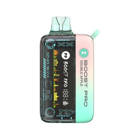 Shop Pyne Pod Boost Pro 20000 Disposable Vape - Pyne Pod Boost Pro 20000 Disposable Vape - Box of 5 - Wolfvapes.co.uk - Double Apple - Vape Blaze