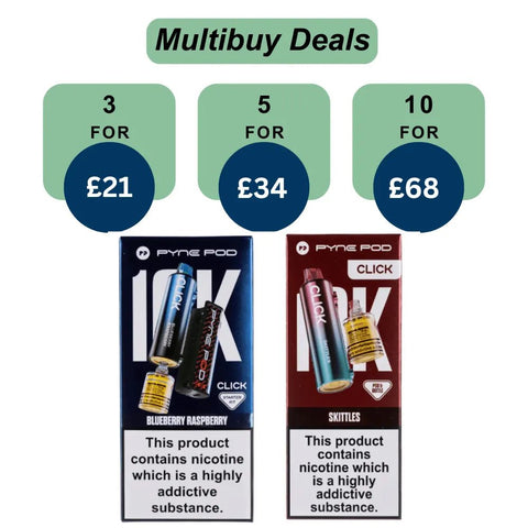 Shop Pyne Pod Click 10K Prefilled Kit - Pyne Pod Click 10K Prefilled Kit - Vape Blaze