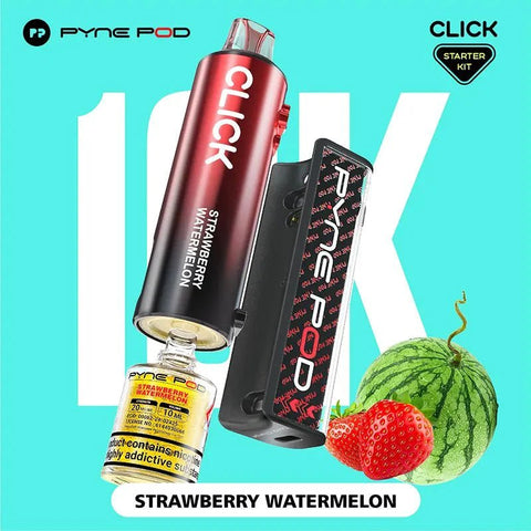 Shop Pyne Pod Click 10K Prefilled Pod Vape - Pyne Pod Click 10K Puff Disposable Vape Kit - Power Vape Shop - Vape Blaze