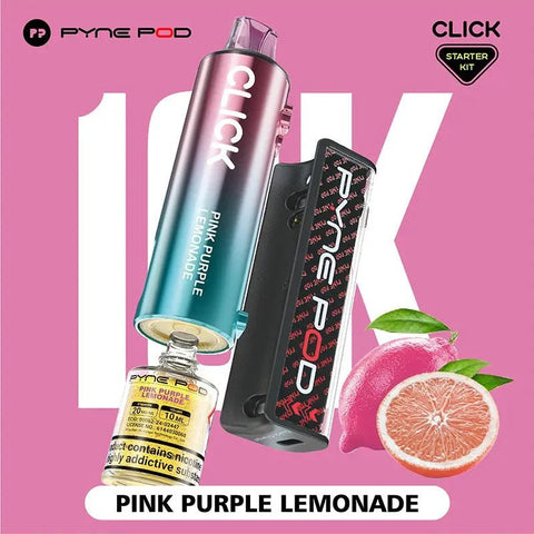 Shop Pyne Pod Click 10K Prefilled Pod Vape - Pyne Pod Click 10K Puff Disposable Vape Kit - Power Vape Shop - Vape Blaze
