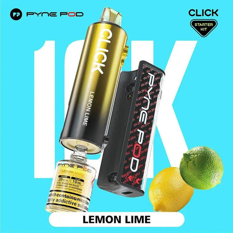 Shop Pyne Pod Click 10K Prefilled Pod Vape - Pyne Pod Click 10K Puff Disposable Vape Kit - Power Vape Shop - Vape Blaze