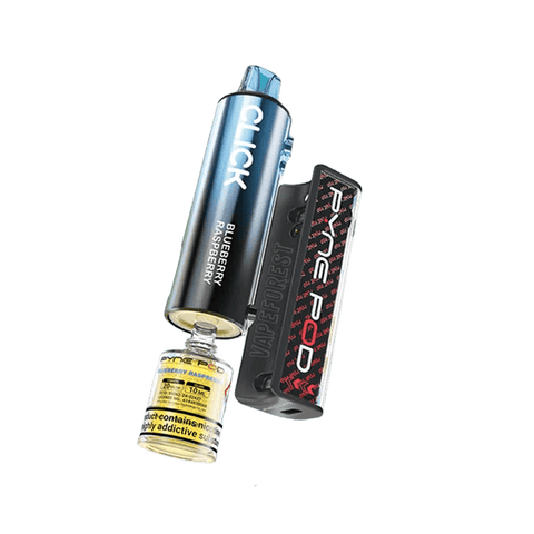 Shop Pyne Pod Click 10k Replacement Pods - Pyne Pod Click 10k Disposable Vape Box of 5 - Blueberry Raspberry - vapeukwholesale - Vape Blaze