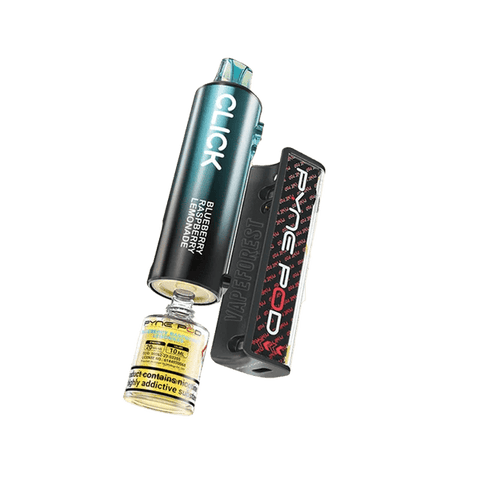 Shop Pyne Pod Click 10k Replacement Pods - Pyne Pod Click 10k Disposable Vape Box of 5 - Blueberry Raspberry Lemonade - vapeukwholesale - Vape Blaze