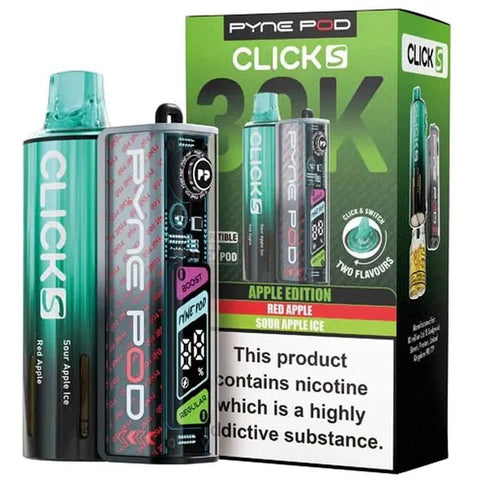 Shop Pyne Pod Click S 30K Prefilled Pod Kit - Box of 5 - Pyne Pod Click S 30K Prefilled Pod Kit - Box of 5 - Vape Blaze
