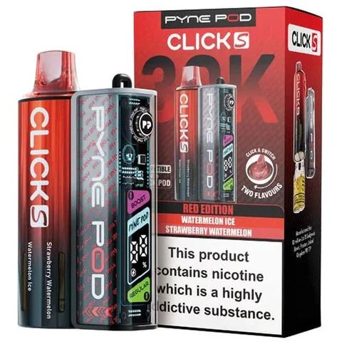 Shop Pyne Pod Click S 30K Prefilled Pod Kit - Box of 5 - Pyne Pod Click S 30K Prefilled Pod Kit - Box of 5 - Vape Blaze