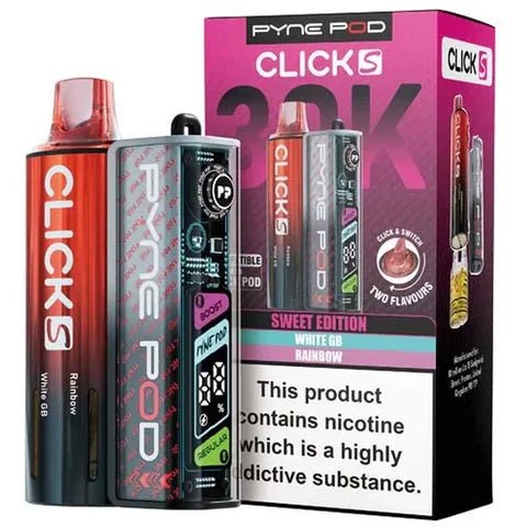 Shop Pyne Pod Click S 30K Prefilled Pod Kit - Box of 5 - Pyne Pod Click S 30K Prefilled Pod Kit - Box of 5 - Vape Blaze