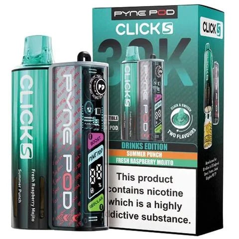 Shop Pyne Pod Click S 30K Prefilled Pod Kit - Pyne Pod Click S 30K Prefilled Pod Kit - Vape Blaze