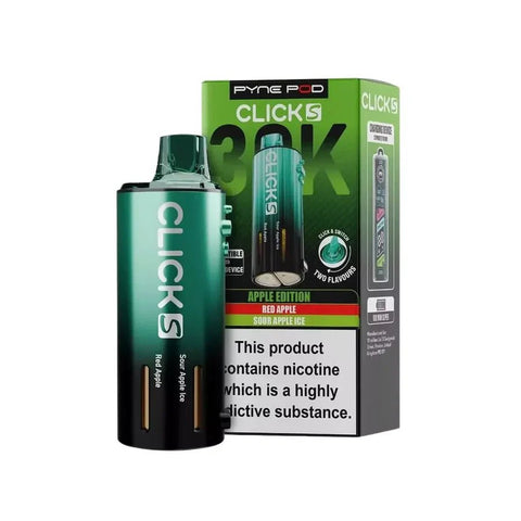 Shop Pyne Pod Click S 30K Prefilled Pods - Box of 5 - Pyne Pod Click S 30K Prefilled Pods - Box of 5 - Vape Blaze