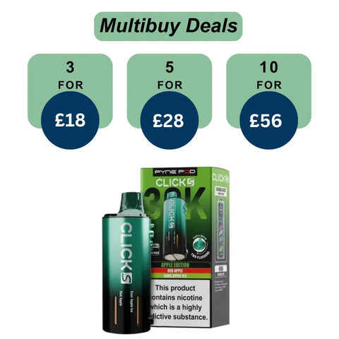 Shop Pyne Pod Click S 30K Prefilled Pods - Pyne Pod Click S 30K Prefilled Pods - Vape Blaze