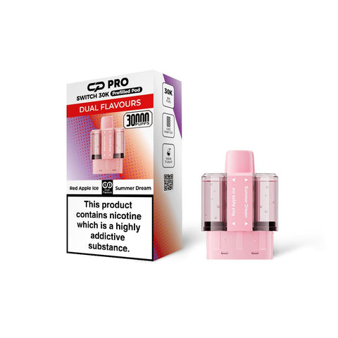 Shop Red Apple Ice / Summer Dream - CP Pro Switch 30k Prefilled Pods - CP Pro Switch 30k Prefilled Pods - Buy 1 Get 1 Free - Vape Blaze