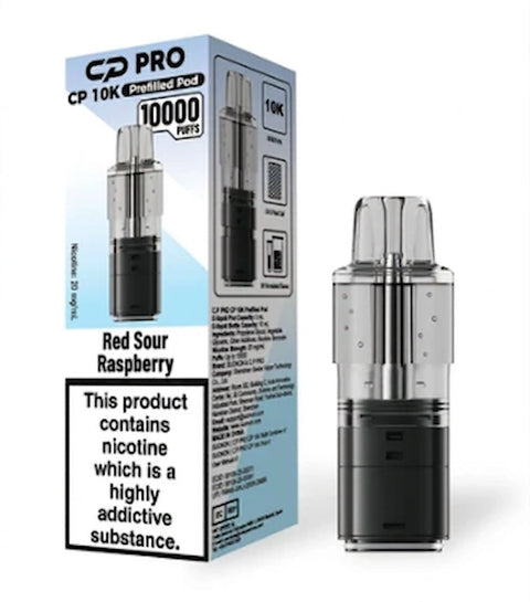Shop Red Sour Raspberry *New CP Pro CP10K Prefilled Pod - Red Sour Raspberry *New CP Pro CP10K Prefilled Pod - Vape Blaze