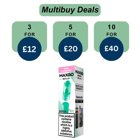 Shop Relx Maxgo 12K/33K Prefilled Pods Refill - Relx Maxgo 12K/33K Prefilled Pods Refill - Vape Blaze