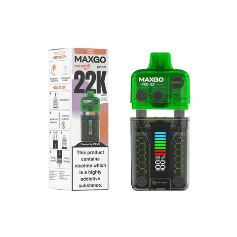 Shop Relx Maxgo 22k Prefilled Pod Kit - Relx Maxgo 22k Prefilled Pod Kit - Vape Blaze