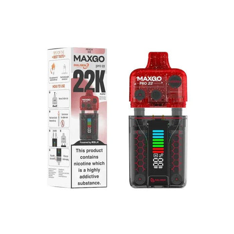 Shop Relx Maxgo 22k Prefilled Pod Kit - Relx Maxgo 22k Prefilled Pod Kit - Vape Blaze