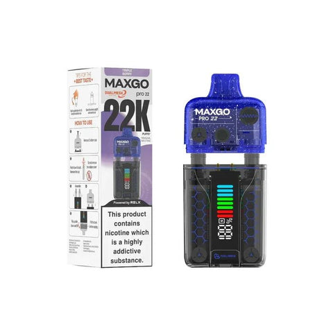 Shop Relx Maxgo 22k Prefilled Pod Kit - Relx Maxgo 22k Prefilled Pod Kit - Vape Blaze