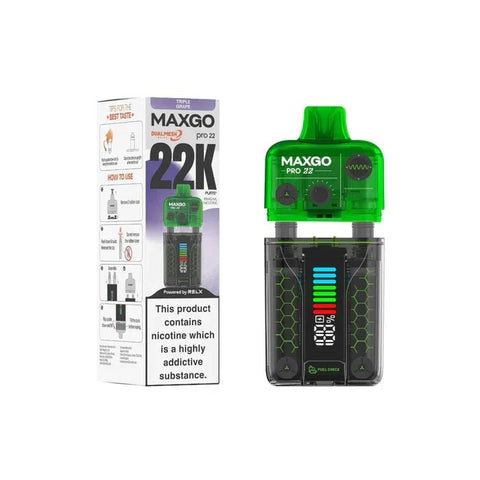 Shop Relx Maxgo 22k Prefilled Pod Kit - Relx Maxgo 22k Prefilled Pod Kit - Vape Blaze