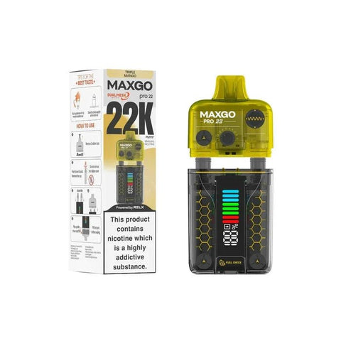 Shop Relx Maxgo 22k Prefilled Pod Kit - Relx Maxgo 22k Prefilled Pod Kit - Vape Blaze