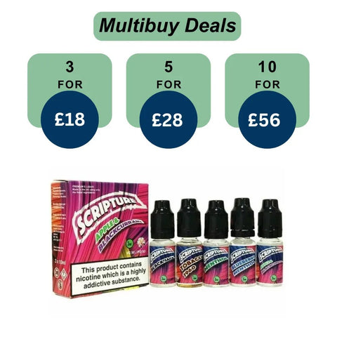 Shop Scripture 30ML Eliquid (3x10ML Eliquid Bottles) - Scripture 30ML Eliquid (3x10ML Eliquid Bottles) - Vape Blaze