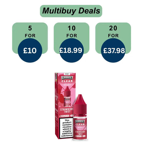 Shop Serioulsy Clear Nic Salt - Serioulsy Clear Nic Salt - Vape Blaze