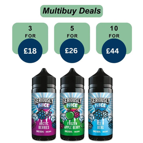 Shop Seriously Nice 100ml Shortfill - Seriously Nice 100ml Shortfill - Vape Blaze
